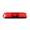 Mini Light Bar Series X606 with 18 LED, Red Color and Permanent Mounting