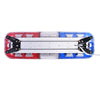 Lightbar 47 "red / blue Clear domes, 88 LEDs, with red / blue traffic control, ideal for equipping public safety units