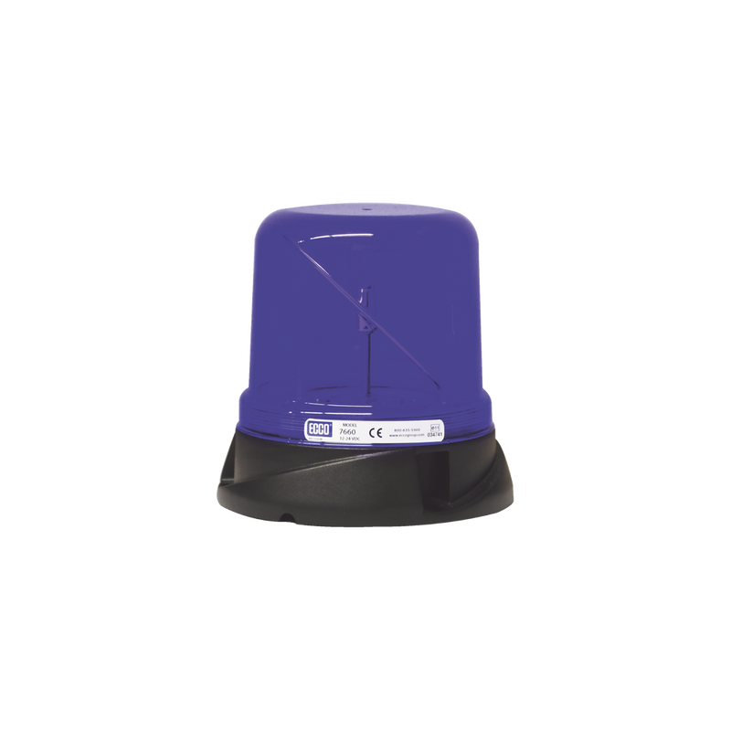 RotoLED Blue Beacon, with Permanent Assembly