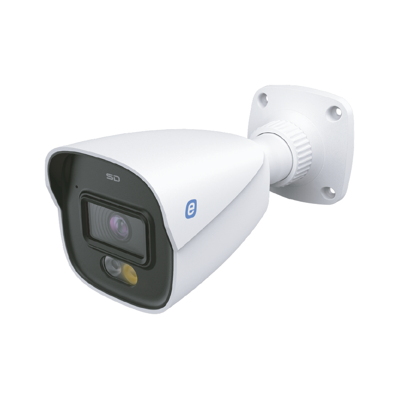Bullet IP 8 MP / POE / 98ft (30m) Smart Dual Light (IR & White Light) / WDR / Micro SD / Built-In Microphone / IP67 / 2.8 mm Lens / Cloud Video Recording / Metal Housing / Support Smart Events