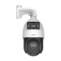 4 Megapixel IP PTZ Dome with 4 Megapixel Panoramic Camera / 25X Zoom / 100 m IR / IP66 / WDR / PoE+ / Audio Input-Output and Alarm / Ultra Low Illumination / MicroSD