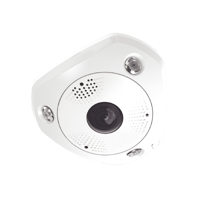 Fisheye IP 6 Megapixel / 180º - 360º / H.265+ / WDR 120 dB / Outdoor IP67 / IK08 / Multiple Views