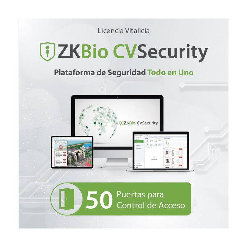 ZKBio CVsecurity License Activates 50 Doors for Access Control