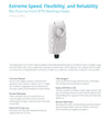 Radio PTP Backhaul, Integrated antenna of 8 dBi, MIMO 4X4: 4ac, 4.9 - 6.4 GHz, IP67, Speed up to 1.5 Gbps, 2.4 GHz administration radio, Mimosa Cloud Monitoring and Management