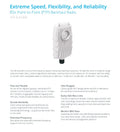 Radio PTP Backhaul, Integrated antenna of 8 dBi, MIMO 4X4: 4ac, 4.9 - 6.4 GHz, IP67, Speed up to 1.5 Gbps, 2.4 GHz administration radio, Mimosa Cloud Monitoring and Management