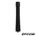 VHF Stubby Helical Antenna, 148-164 MHz, Replacement Improved Version for Motorola Portable Radio with Monopole Stud Connector.