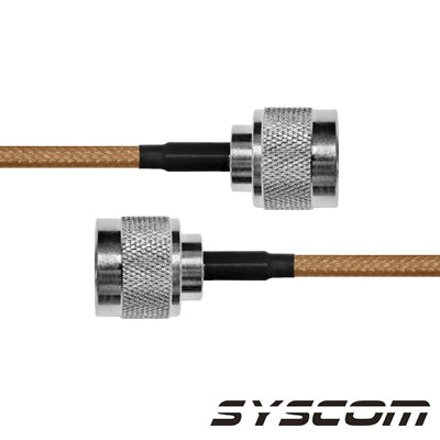 43.3 in Jumper with RG-142/U Coaxial Cable and N Male to N Male Connectors