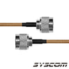 60 cm Coaxial Cable RG-142/U, 50 Ohm, with N Male to N Male Connectors