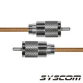 1.96 ft RG-142/U Coacial Cable, UHF Male / UHF Male Connectors (P;-259)
