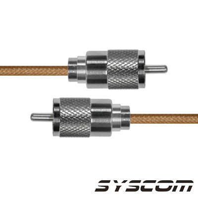 1.96 ft RG-142/U Coacial Cable, UHF Male / UHF Male Connectors (P;-259)