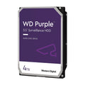 Disco duro para vigilancia WD Purple / 4TB / SATA 6Gb/s / 3.5' / Tecnología AllFrame / Carga de trabajo anual de 180TB / Admite 64 cámaras HD / 16 bahías / Componentes resistentes a la corrosión / Garantía de 3 años
