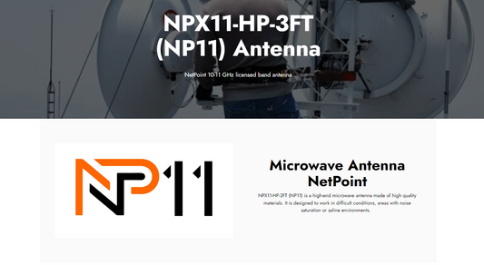 Parabolic Antenna With High Performance, 10 to 11 GHz, 38 dBi Gain, B11 Radio Waveguide Connectors, Millimeter Alignment Mount.