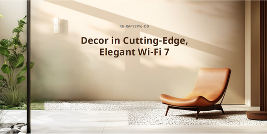 Wi-Fi 7 Indoor/Outdoor Versatile Access Point, AI-Powered, IP65 Weatherproof Rating, With Reyee Mesh, Standalone Portal, and AI Roaming Features