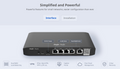 Cloud Managed Router With 2 Gigabit WAN Ports,  Up to 100 Clients With 600 Mbps throughput, SNMP and Dynamic Routing