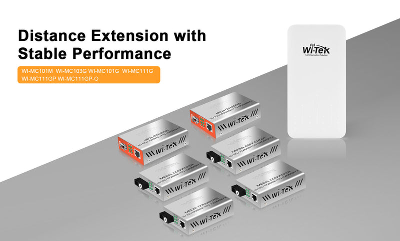 Gigabit Fiber Media Converter - 1x SFP Slot, 1x Gigabit Ethernet, Single-Mode & Multi-Mode Support