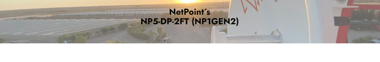 Directional Antenna, 1.96 ft Diameter, 4.9-6.4 GHz, Gain 30 dBi with SLANT, 2 N-Female Connectors