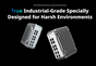 True Industrial-Grade Switch Specially Designed for Harsh Environments, 10-Port Gigabit Managed Switch with 8 PoE+ Ports, 2 SFP Uplink Ports