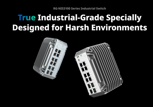 True Industrial-Grade Switch Specially Designed for Harsh Environments, 6-Port Gigabit Managed Switch with 4 PoE+ Ports, 2 SFP Uplink Ports