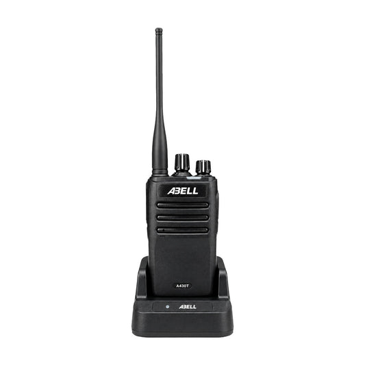 Commercial DMR Radio A430T / UHF 400-480 MHz / 256 Channels / 5W Power / Dual Digital-Analog / 1600 mAh Battery, 16 Hours / Voice Encryption / CE FCC Certified