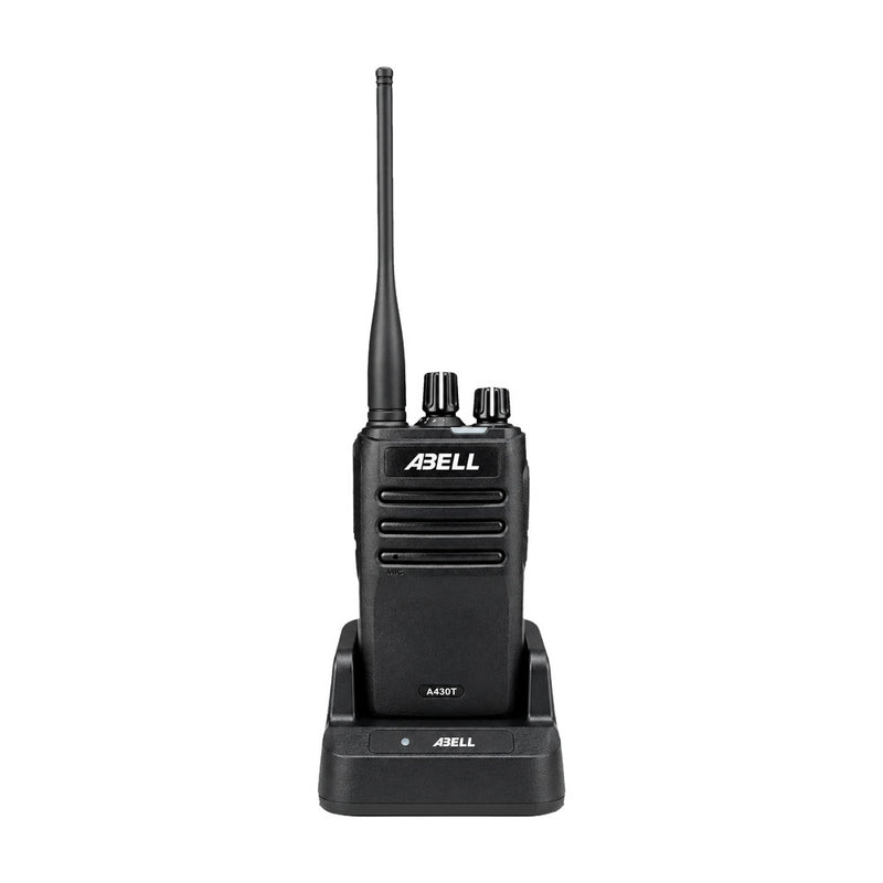 Commercial DMR Radio A430T / UHF 400-480 MHz / 256 Channels / 5W Power / Dual Digital-Analog / 1600 mAh Battery, 16 Hours / Voice Encryption / CE FCC Certified