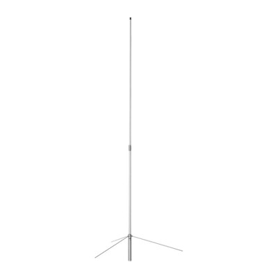 VHF Fiberglass Base Antenna, for 144-174 MHz, 6.7 dB gain, 5 MHz B/W, 200 Watt.