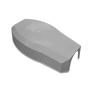 Cover for Arm Barrier Doorking Gray