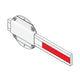 Wood Arm for DKS Barriers 1601/1603 / 14 ft (4.26 meters) / Requires Kit Installation 1601-240 (not included)