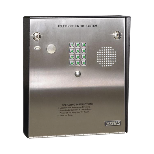 Telephone Entry and Access Control System up to 3000 Phone Numbers, Control for 2 doors, 10 and 11-Digit Dialing