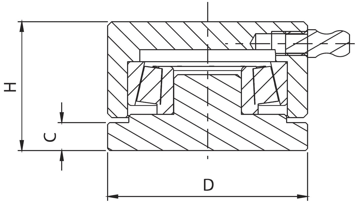 (87M) Bottom Hinge w/Thrust Bearing / For swing gates / Up to 990 lb (450 Kg) per pair / Galvanized / Weld On / 1-15/16" diam