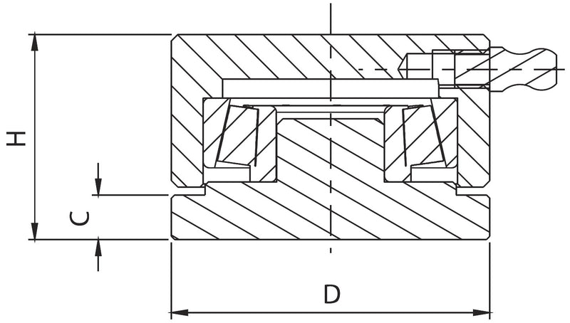(87M) Bottom Hinge w/Thrust Bearing / For swing gates / Up to 990 lb (450 Kg) per pair / Galvanized / Weld On / 1-15/16" diam