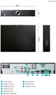 2 MP DVR | 4 Channel | Supports up to 5 MP | Alarm and Audio Input / Output | 2 Way Audio