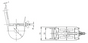 Suspension Clamp J Hook for Fiber ADSS, one hole way &Phi; 15-20 mm
