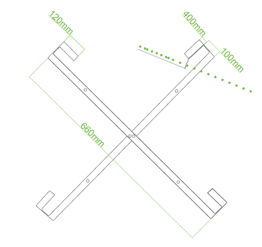 Cross-piece Cable Storage Assembly for Pole cross-piece type