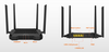 AX3000 Dual Band Gigabit Wi-Fi 6 Mesh Router 2X2 / OFDMA+MU-MIMO, 5G 2X3 omnidirectional multi-band high-gain antennas (Black Series).
