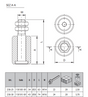 (230-40) - Replacement Nylon roller / 1-1/2" (40mm) diam