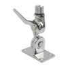 Stainless Steel Ratchet Mount, 4-way Ratchet Design for Deck or Side Mounting, Standard 1?-14 Thread