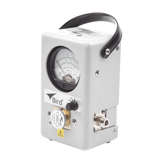 Wide Bandwidth Directional Thrueline Wattmeter, 25-1000 MHz Fixed Element, 5-500 Watt .
