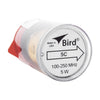 7/8" Plug-in Element, 5 Watt for Wattmeter BIRD 43 in the 100 to 250 MHz Frequency Band.