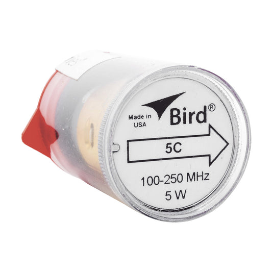 7/8" Plug-in Element, 5 Watt for Wattmeter BIRD 43 in the 100 to 250 MHz Frequency Band.