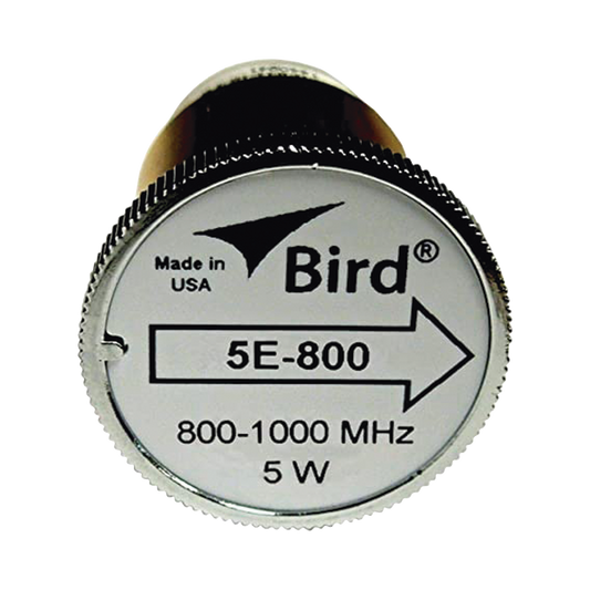 7/8' Plug-in Element, 5 Watt for Wattmeter BIRD 43 in the 800 to 1000 MHz Frequency Band.