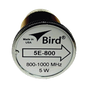 7/8' Plug-in Element, 5 Watt for Wattmeter BIRD 43 in the 800 to 1000 MHz Frequency Band.