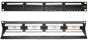 19-inch Patch Panel UTP Cat6, 24-Port, 1U with Cable Organizer