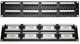 19" Patch Panel UTP Cat5e, 48-Port, 2U with Cable Organizer