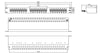 19-inch Patch Panel STP Cat5e, 24-Port, 1U