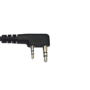 Microphone - adjustable ear hook headset for KENWOOD PKT23K