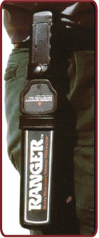 Leather Case with Belt Strap & Metal Snap Pressure Clip to Hold the Handheld Body Scanner M-1000/1500