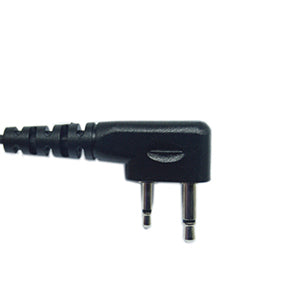 Lapel Microphone - Earphone with Acoustic Clear Tube for ICOM IC-F11/ 14/ 3021/ 3013/ 3103/ 3003