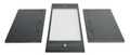 19" 9U Wall Mount Cabinet, Tempered Glass, Welded Frame with Rack