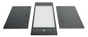 19" 9U Wall Mount Cabinet, Tempered Glass, Welded Frame with Rack