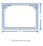 White PVC channel, one-way self-extinguishing, 20 x 17 section 6 ft, with sticky tape (5201-21252)
